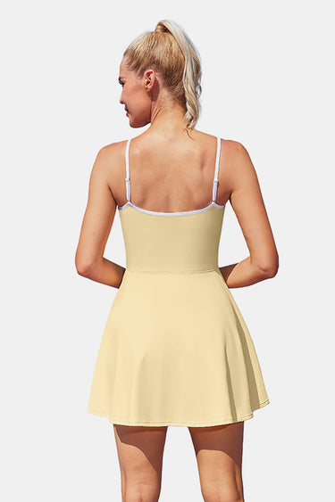 Women's Adjustable Yellow Tennis Dress